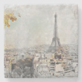 Dessous-de-verre En Pierre Eiffel Tower. Paris, France  (Devant)