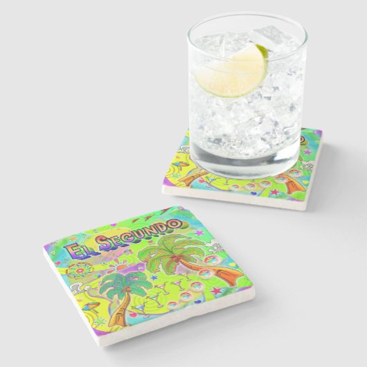 Dessous-de-verre En Pierre El Segundo (Côté)