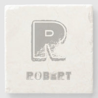 Élégant Monogramme Modèle Design élégant Rustique