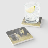 Dessous-de-verre En Pierre Éléphant de bébé (Côté)