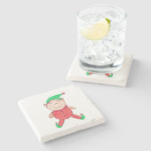 Dessous-de-verre En Pierre Elf (Côté)