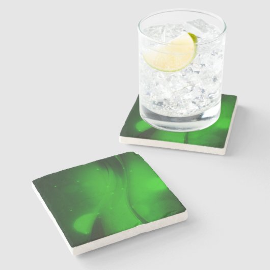 Dessous-de-verre En Pierre Émeraude (Côté)