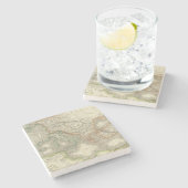 Dessous-de-verre En Pierre Empire romain antique (Côté)