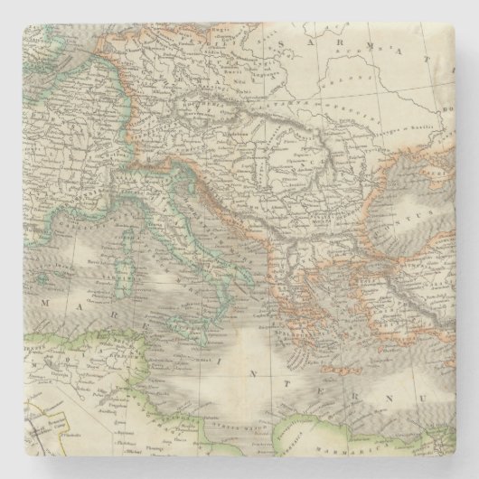 Dessous-de-verre En Pierre Empire romain antique (Devant)