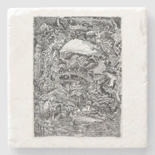 Dessous-de-verre En Pierre En attendant le Maelstrom