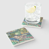 Dessous-de-verre En Pierre Encelade (Côté)