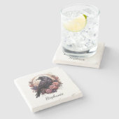 Dessous-de-verre En Pierre Enchanting Raven & Rose Home Accent (Côté)