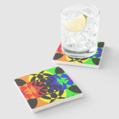 Dessous-de-verre En Pierre Energize par Kenneth Yoncich (Côté)