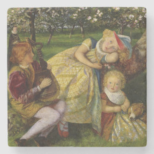 Dessous-de-verre En Pierre Enfants dans le verger du roi