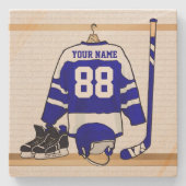 Dessous-de-verre En Pierre Équipe cycliste Jersey (Devant)