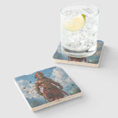 Dessous-de-verre En Pierre Esprit de Nusantara (Côté)