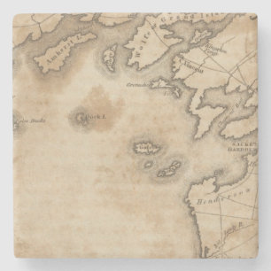 Dessous-de-verre En Pierre Est. Extrémité du lac Ontario