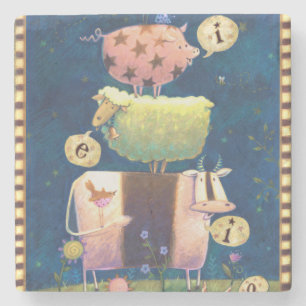 Dessous-de-verre En Pierre Et à cette ferme