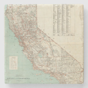 Dessous-de-verre En Pierre État de la Californie 2