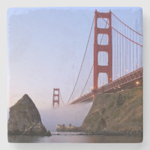Dessous-de-verre En Pierre États-Unis, Californie, San Francisco. Golden Gate