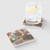 Dessous-de-verre En Pierre États-Unis, Massachusetts. Hélice Et Flottes (Côté)