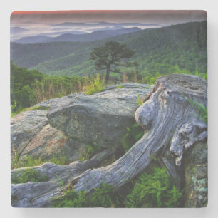 Dessous-de-verre En Pierre États-Unis, Virginie, Parc national de Shenandoah.