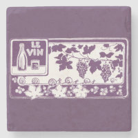 Étiquette de vin français vintage | Vignoble rusti