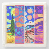 Dessous-de-verre En Pierre étoile (Devant)