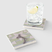 Dessous-de-verre En Pierre Étoile flottante (Côté)