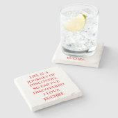 DESSOUS-DE-VERRE EN PIERRE EUCHRE (Côté)