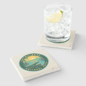 Dessous-de-verre En Pierre Everglades National Park (Côté)