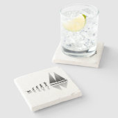 Dessous-de-verre En Pierre Évolution de marin (Côté)