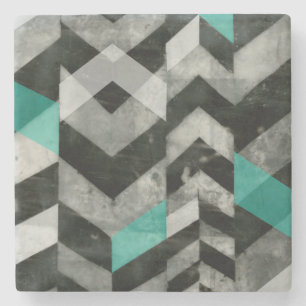 Dessous-de-verre En Pierre Exclusion Chevron II