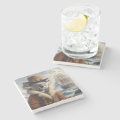 Dessous-de-verre En Pierre Explorateur arctique de Koala (Côté)