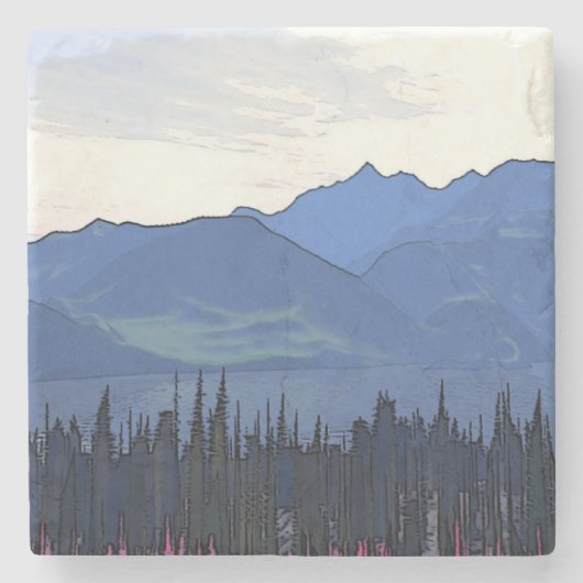 Dessous-de-verre En Pierre Extrême-Nord été (Devant)