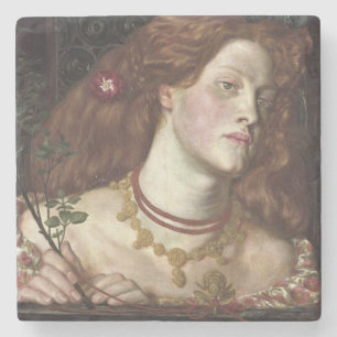 Dessous-de-verre En Pierre Fair Rosamund (Elegant & Beautiful Redhead Woman)