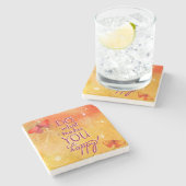 Dessous-de-verre En Pierre Faites ce qui vous rend heureux (Côté)