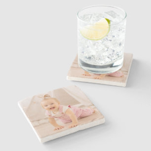 Dessous-de-verre En Pierre Faites votre propre photo personnalisée