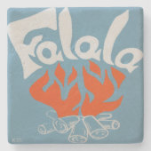 Dessous-de-verre En Pierre FaLaLa (Devant)