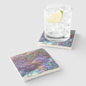 Dessous-de-verre En Pierre Falln Rainbow Rocks (Côté)