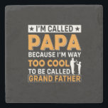 Dessous-de-verre En Pierre Father's Day I Am Called Papa<br><div class="desc">Father's Day I Am Called Papa</div>
