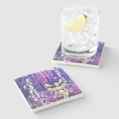 Dessous-de-verre En Pierre Fée adorable (Côté)
