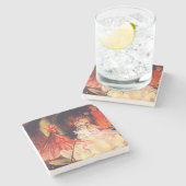 Dessous-de-verre En Pierre Fées d'été (Côté)