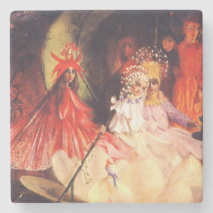 Dessous-de-verre En Pierre Fées d'été