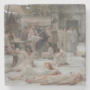 Dessous-de-verre En Pierre Femmes d'Amphissa (par Sir Lawrence Alma-Tadema)