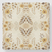 Dessous-de-verre En Pierre Ferme Florale (Devant)