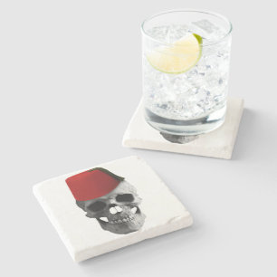 Dessous-de-verre En Pierre Fès des Effendi : le conte égyptien d'un crâne