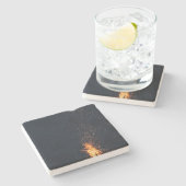 Dessous-de-verre En Pierre feu (Côté)