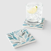 Dessous-de-verre En Pierre feuille d'arbre (Côté)