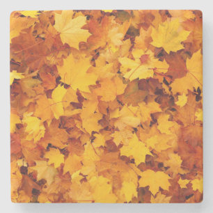 Dessous-de-verre En Pierre Feuilles d'automne