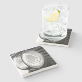 Dessous-de-verre En Pierre Feux BMW vintages (Côté)