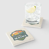 Dessous-de-verre En Pierre Fierté d'État| Maine (Côté)