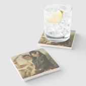 Dessous-de-verre En Pierre Filles d'Alhambra (Côté)