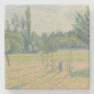 Dessous-de-verre En Pierre "Fin d'après-midi dans notre prairie" - Camille Pi