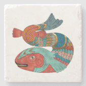 Dessous-de-verre En Pierre Fish Folk (Devant)